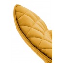 Стул HALMAR K520 горчичный/черный, поворотный